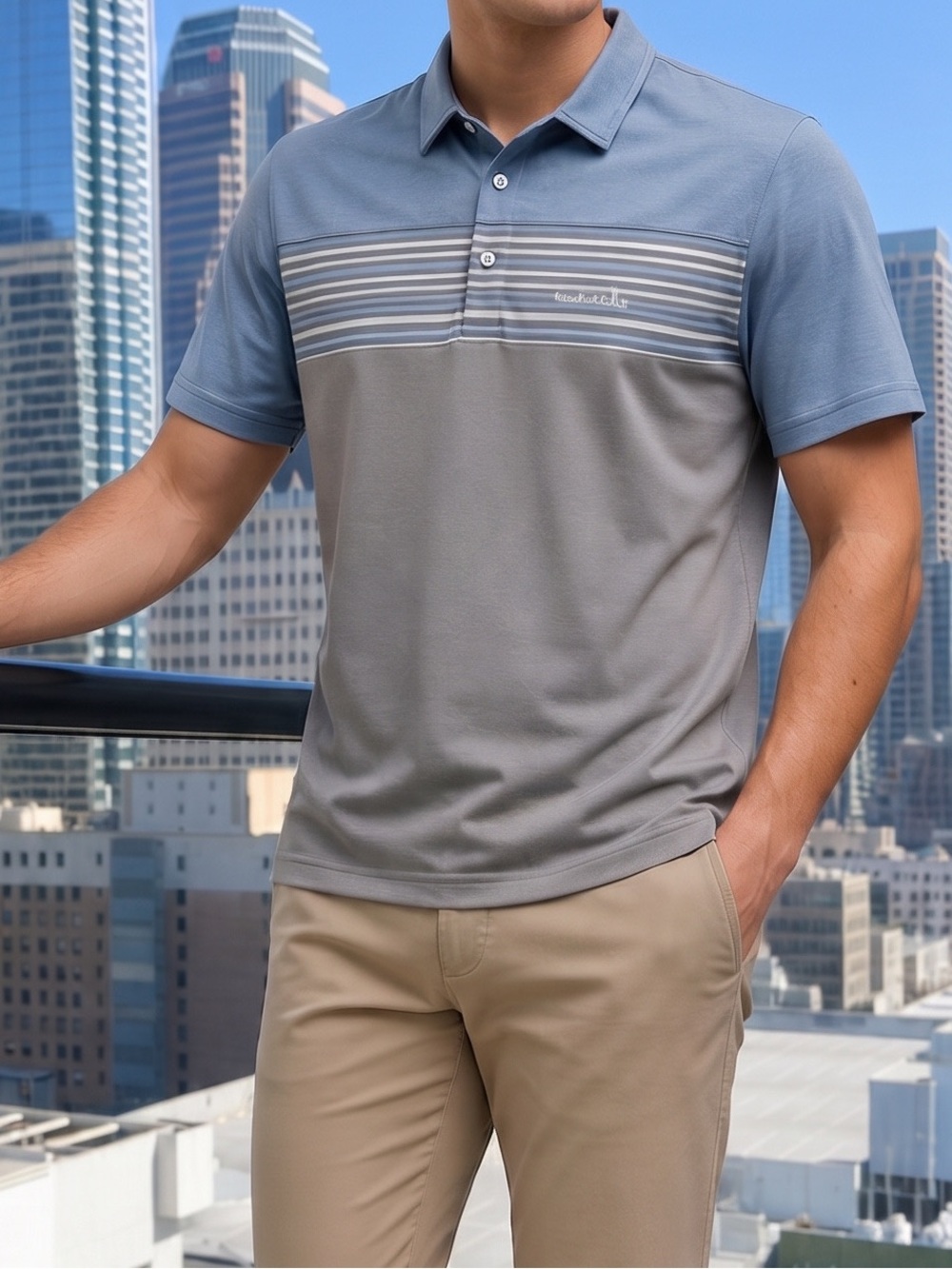 Men’s Travis Mathew Golf Polo Shirt Size L